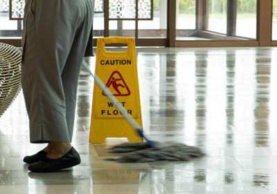 mopping hard floors